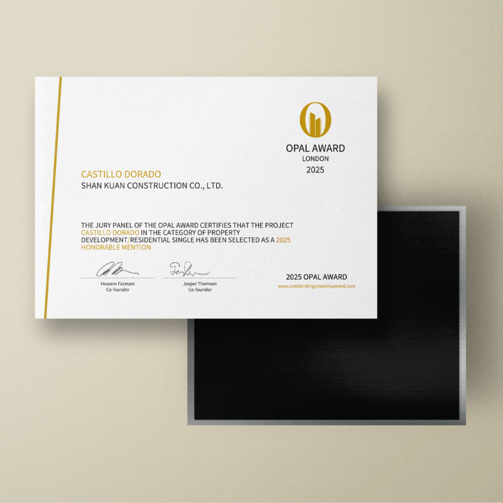 Alternative view of OPAL High Quality Magnetic Certificate (Honorable Mention)