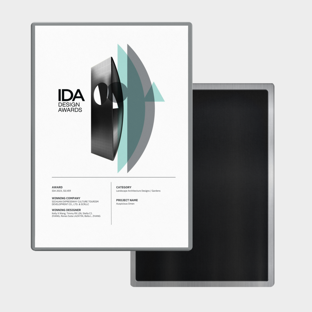Alternative view of IDA Premium Magnetic Wall-Mount Certificate (Silver)