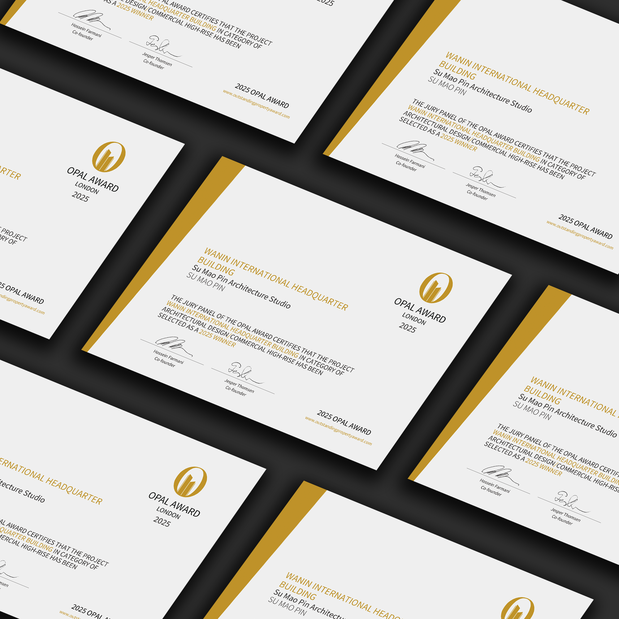 OPAL High Quality Magnetic Certificate (Winner)